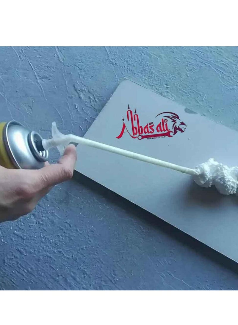 ABBASALI 750ml PU Foam Spray – Expanding Polyurethane Insulation Foam for Sealing, Filling, and Bonding. Ideal for Gaps, Cracks, and Joints. Easy Application with Precise Nozzle. Fast Curing (12) - Image 3
