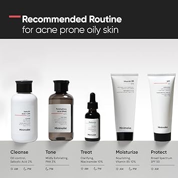 MINIMALIST غسول وجه مينيملستيك 2 حمض الساليسيليك للبشرة الدهنية خالي من الكبريتات منظف وجه مضاد لحب الشباب مع LHA والزنك لحب الشباب أو البثور للرجال والنساء 100 مل عبوة 1 - Image 4