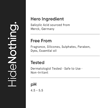 MINIMALIST غسول وجه مينيملستيك 2 حمض الساليسيليك للبشرة الدهنية خالي من الكبريتات منظف وجه مضاد لحب الشباب مع LHA والزنك لحب الشباب أو البثور للرجال والنساء 100 مل عبوة 1 - Image 5