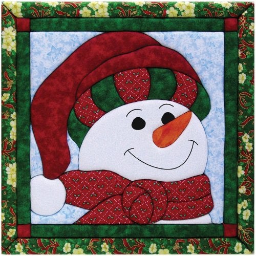 Quilt Magic No Sew Wall Hanging Kit - Snowman - Image 5