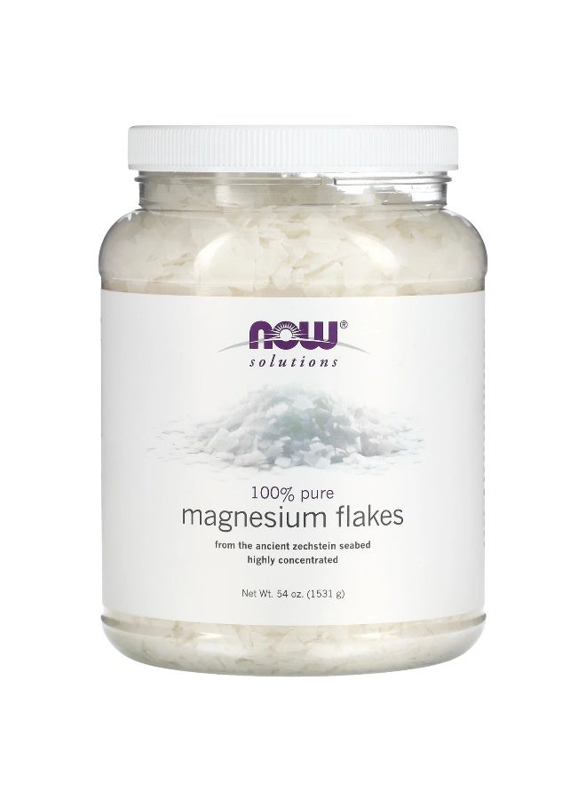 Solutions 100% Pure Magnesium Flakes From The Ancient Zechstein Seabed Highly Concentrated 54 Oz 1531G