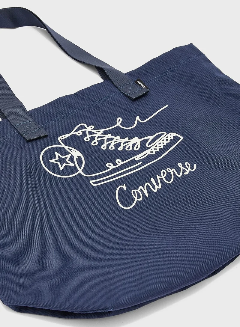 CONVERSE Sneaker Graphic Tote