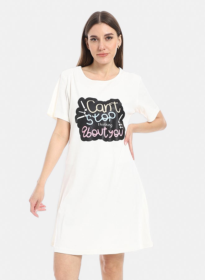 Red Circle sleepshirt short sleeves - Image 1