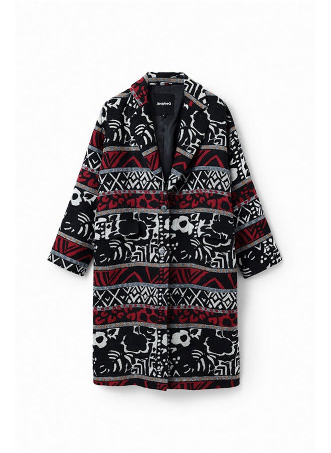 DESIGUAL - Ethnic long coat - Image 1