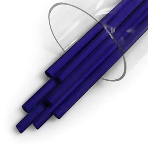 Carmel 4mm Mechanical Grease Pencil + 25 Refills (Blue), Clutch Pencil with Thick Waxy Leads, 4mm Lead Holder for Drawing, Wax Pencil for Holding Soft Greasy Leads, Mechanical China Marker - Image 2