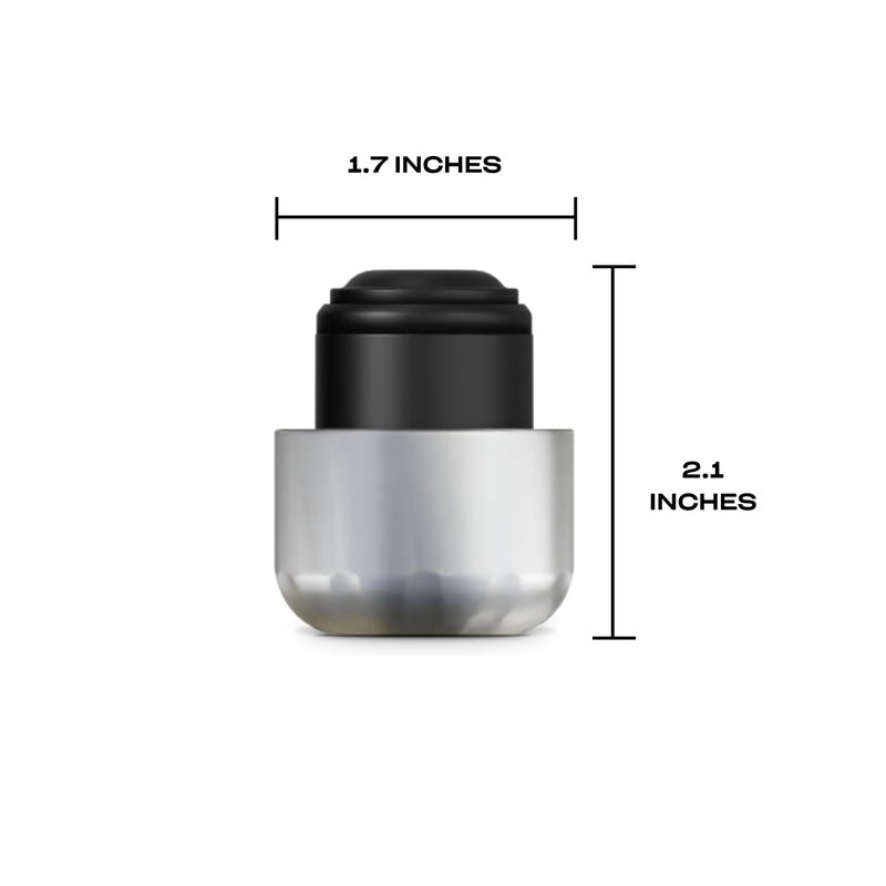 S'well Original Bottle Cap Stainless Steel Fits 9 ounces and 17 ounces Original Bottle Silver - Image 2