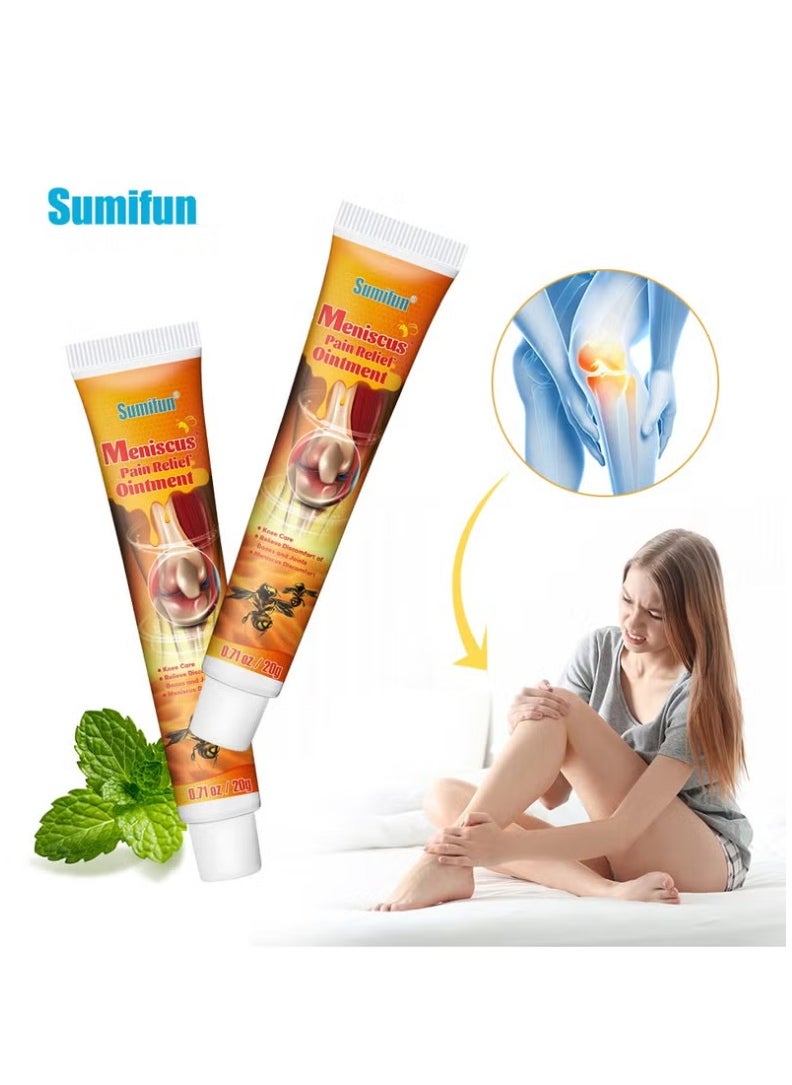 Sumifun - sumifun meniscus pain relief ointment - relieve pain Relieve pain in neck, shoulders, back, hips, joints, muscles, knees and feet muscle pain relief cream pain - Image 1
