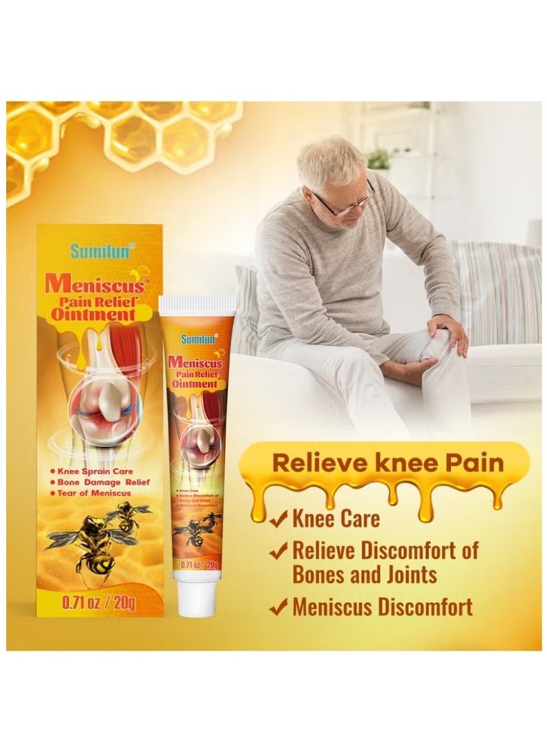 Sumifun - sumifun meniscus pain relief ointment - relieve pain Relieve pain in neck, shoulders, back, hips, joints, muscles, knees and feet muscle pain relief cream pain - Image 1