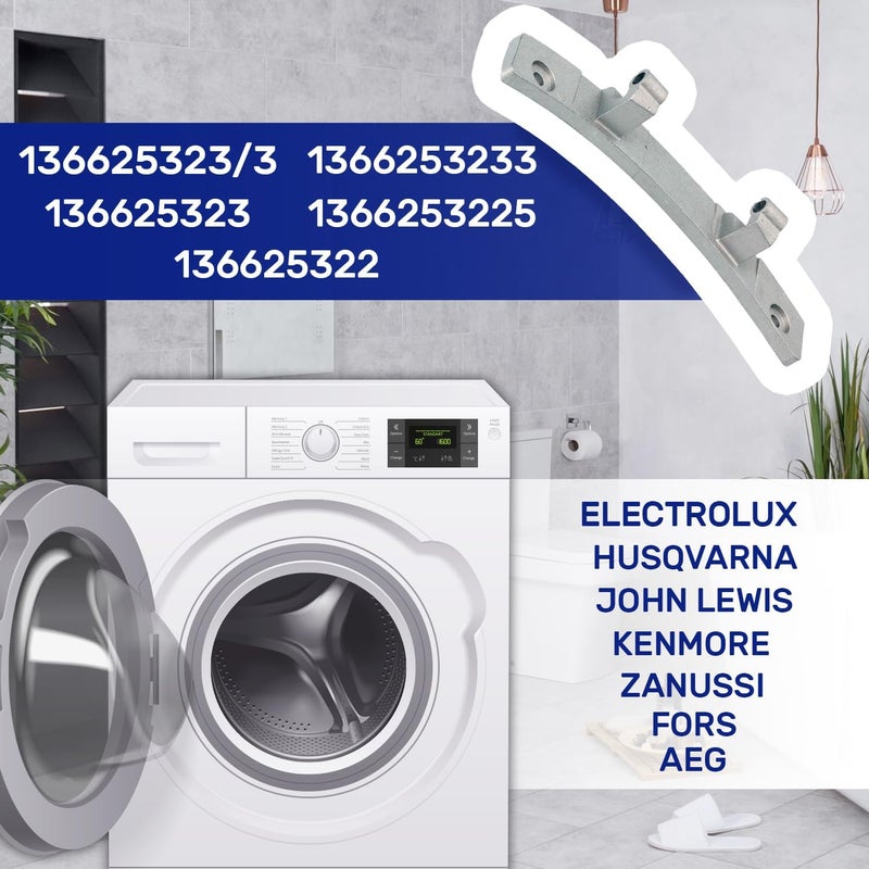 MONTERAL Clothes Dryer Door Hinge with Original Code 1366253225 1366253233 for Electrolux for Zanussi for Aeg - 10 Year Warranty - - Image 2
