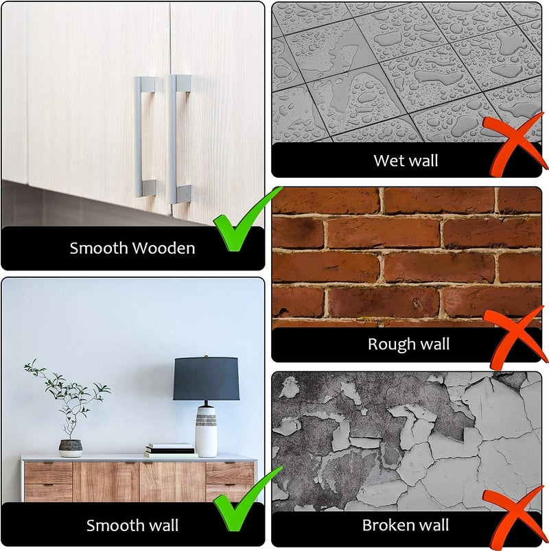كلاراكو لوحة مغناطيسية شرائط مغناطيسية مع دعم لاصق شرائط مغناطيسية شريط مغناطيسي لاصق للوحة ملاحظات الحائط مع دبابيس دفع للمدرسة والمكتب والمنزل (10) - Image 4