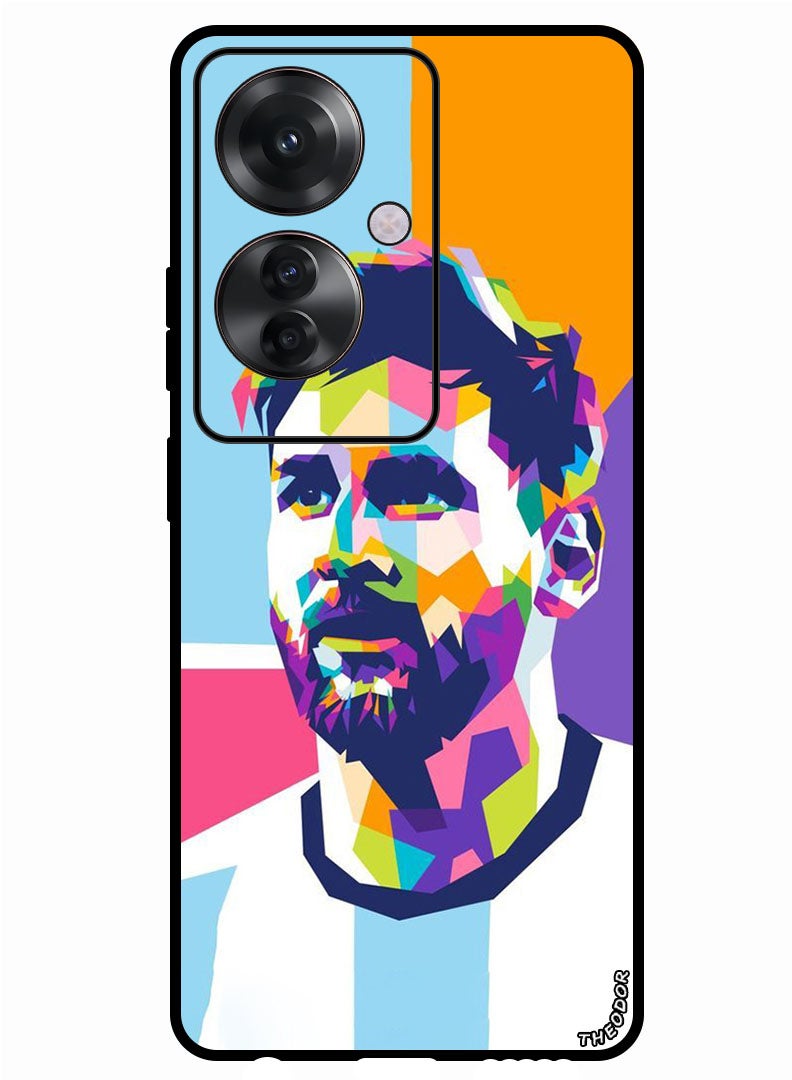 Theodor Protective Case Anti Scratch Shock Proof Bumper Cover For Oppo Reno 11F MessiColourful - Image 1