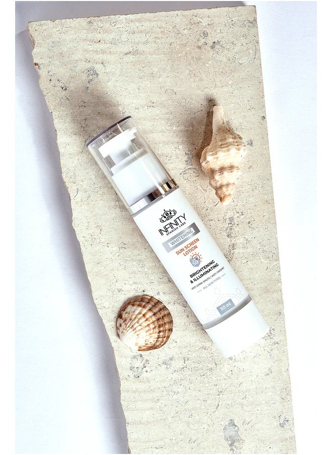 Infinity - Whitening Sunscreen SPF50 Lotion 50ml - Image 1
