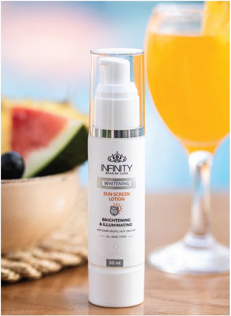 Infinity - Whitening Sunscreen SPF50 Lotion 50ml - Image 1