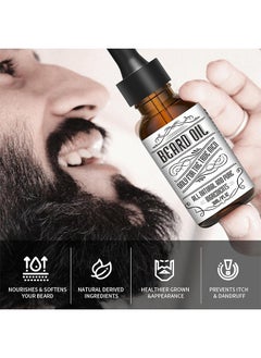 INKEEY Beard Oil, Beard Oil For Men Growth, Make The Beard More Full, Thick And Smooth, Moisture To Reduce Frizz, All Pure Natural Organic Plant Extraction, Strengthens And Moisturizes Beard  - Image 5