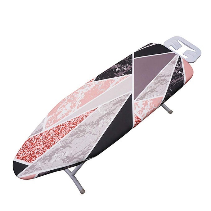 IRONING BOARD COVER AND PAD EXTRA THICK PADDING 19 X 52 INCH FITS LARGE AND STANDARD BOARDS PADS RESIST SCORCHING AND STAINING ELASTIC EDGE COVERS NO FASTENERS NEEDED 1