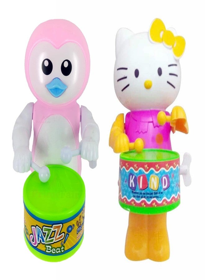 PRIMEFAIR Key Operated Cute Drummer Toy with Drumming and Dancing Action Toys for Kids - Image 1