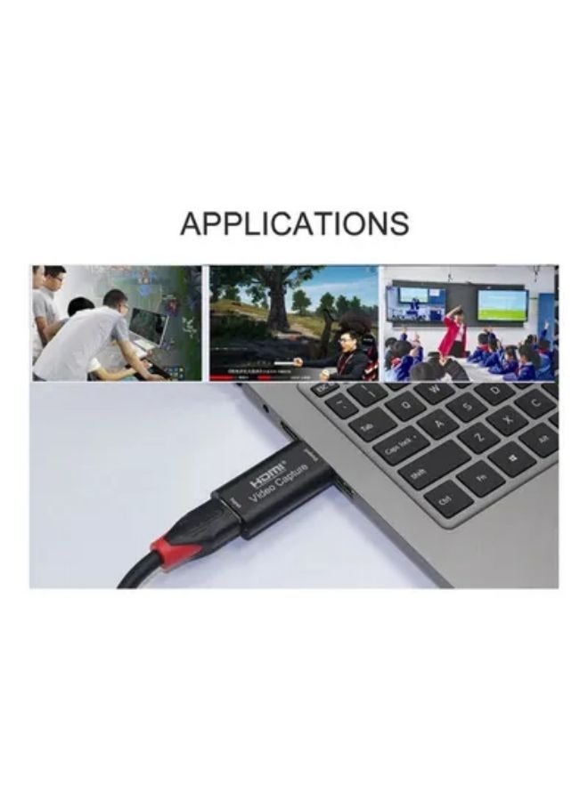 HDMI Video Capture Card, HDMI to USB 2.0 Record Capture Device for Streaming, Live Broadcasting, Video Conference, Teaching, Gaming - Image 4