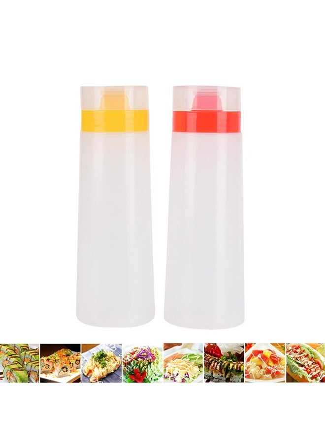 300ml 4-Hole Plastic Condiment Squeeze Bottle  - Image 2