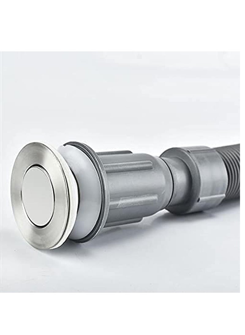 KASTWAVE أنبوب تصريف قابل للتوسع، أنبوب تصريف حوض الحمام والمطبخ، أنبوب حوض عالمي 15-31 بوصة، تجميع أنبوب تصريف حوض الحمام والمطبخ - Image 3