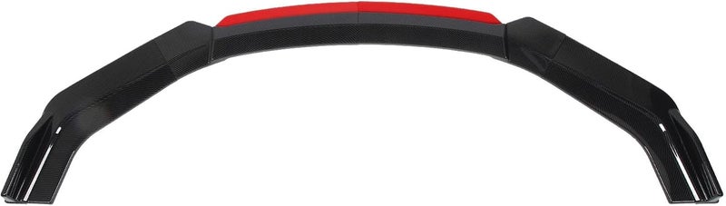 6PCS Universal Front Bumper Lip Spoiler Set Carbon Fiber Pattern for Cars, Enhances Appearance and Stability - Image 5