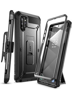 SupCase Unicorn Beetle Pro Series Case for Samsung Galaxy Note 10 (2019 Release), Full-Body Rugged Holster & Kickstand without Built-In Screen Protector (Black)  - Image 1