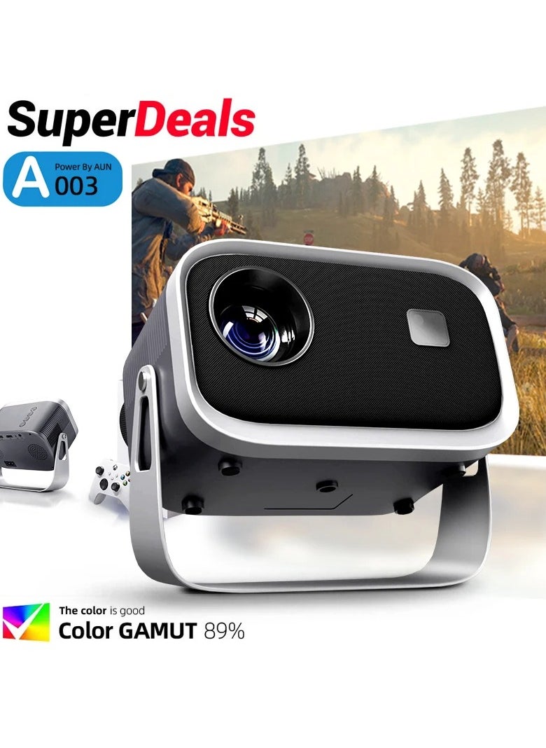 Generic - Mini Projector Portable Smart Tv Wifi Home Projector Home Theater Led Cinema Sync Android Phone Beamer Projectors - Image 1