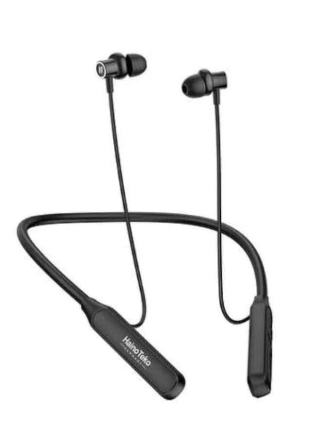Haino Teko Germany HN-42 Wireless Neck Headset 40 Hours Music,Clear Mic, High Bass Sound, Multi-Function Button Control_Black - Image 1