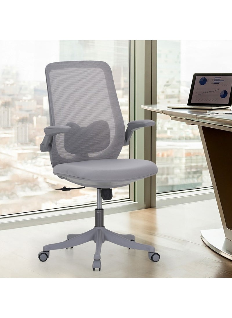 ROYALOAK Royaloak Venice Mesh Computer Chair | High Grade Nylon Mesh | High Back Support | Adjustable Armrest | Injection Mould Element | Comfortable Seating Space | Seat Tilt Lock Paddle | Nylon Base  - Image 1