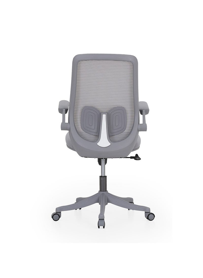 ROYALOAK Royaloak Venice Mesh Computer Chair | High Grade Nylon Mesh | High Back Support | Adjustable Armrest | Injection Mould Element | Comfortable Seating Space | Seat Tilt Lock Paddle | Nylon Base  - Image 3
