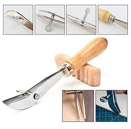 citian Leather Tools Kit Stitching Punch Sewing Carft DIY Tool Carving Craft Saddle Working Groover and 18pcs for Hand Set Prong - Image 5
