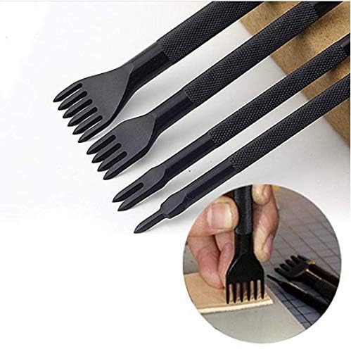 citian Leather Tools Kit Stitching Punch Sewing Carft DIY Tool Carving Craft Saddle Working Groover and 18pcs for Hand Set Prong - Image 3