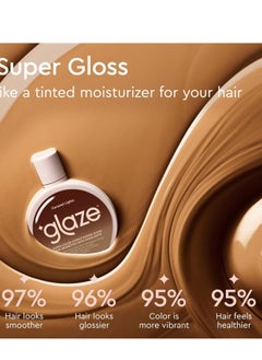 glaze Super Color Conditioning Gloss, Caramel Lights 6.4flo.oz (2-3 Hair Treatments) Award Winning Hair Gloss Treatment & Semi Permanent Hair Dye. No Mix Hair Mask Colorant with Results in 10 Minutes - pzsku/Z6ABCEA287753D20DE0B1Z/45/_/1731767159/6ebad8f7-04ba-46bc-a66a-ab0cdb3ed313