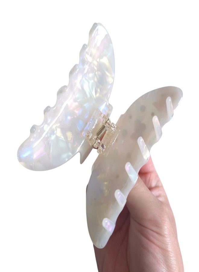 Colorful Butterfly Printing Hair Clip,Acetate Claw Clip for Women,Women Hair Accessories - Image 4