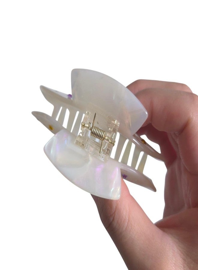 Colorful Butterfly Printing Hair Clip,Acetate Claw Clip for Women,Women Hair Accessories - Image 5