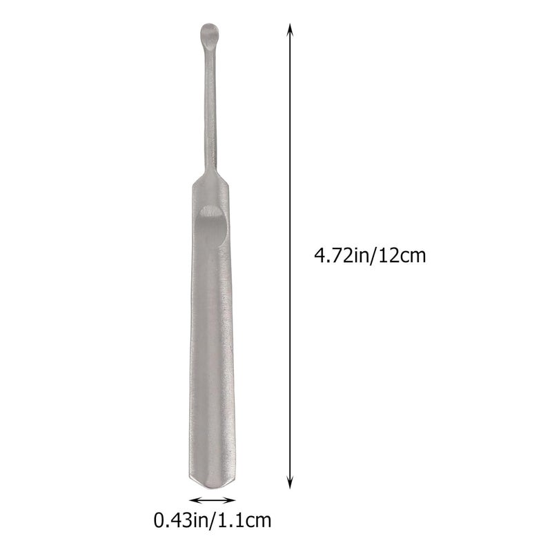 PRETYZOOM 5pcs Stainless Steel Dead Skin Forks Manicure Cuticle Pushers Nail Dead Skin Removers for Professional Nail Art Care and Cuticle Trimming Tools Set - Image 2
