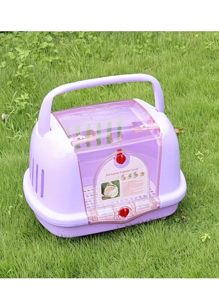 Hard-Sided Cat and Kitten Travel Carrier Box - Image 4