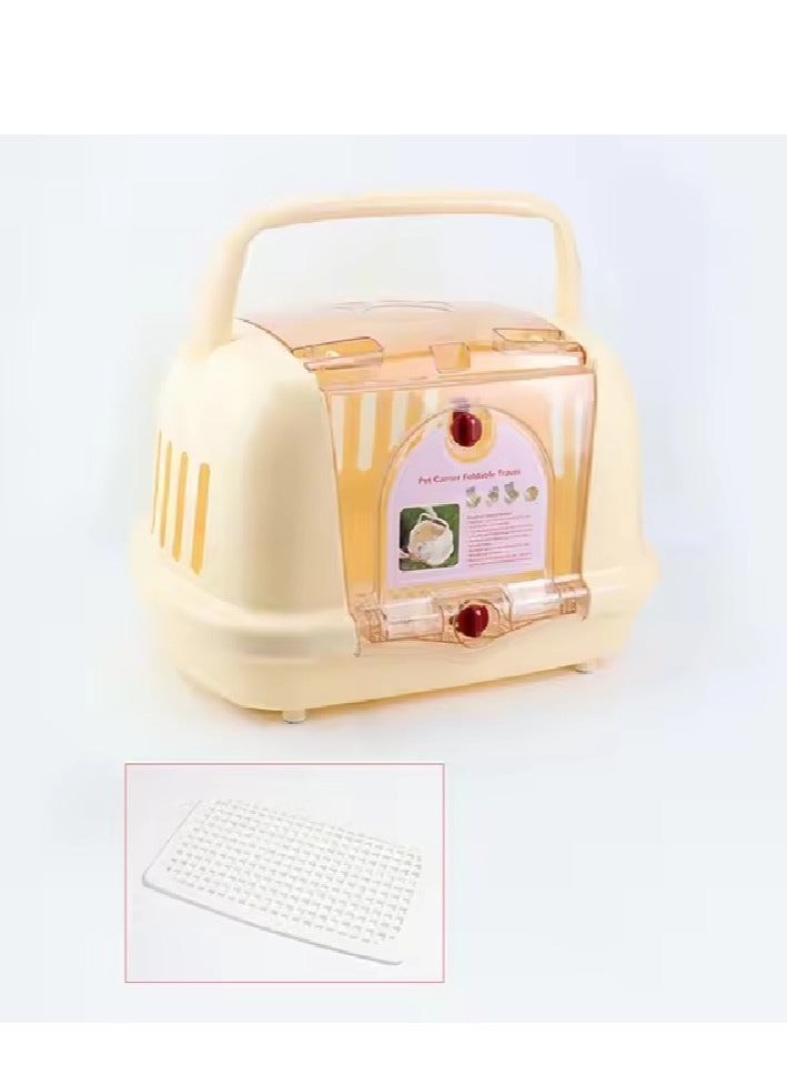 Hard-Sided Cat and Kitten Travel Carrier Box - Image 2