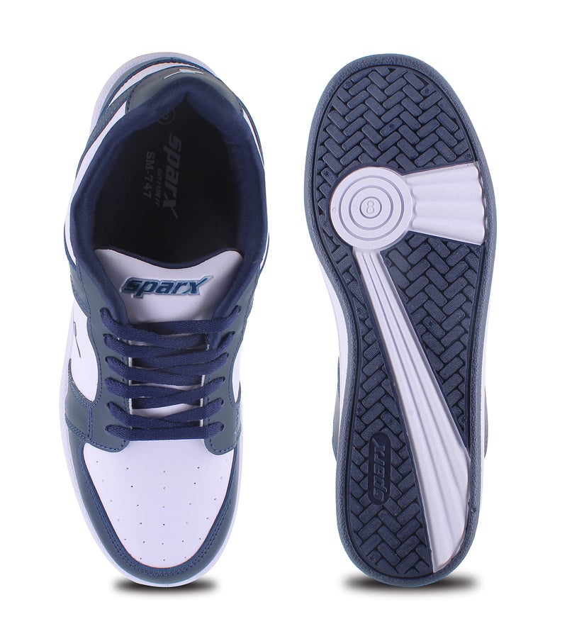 SPARX Mens SM 747 | Stylish, Comfortable | Navy Sneaker - 8 UK (SM 747) - Image 2