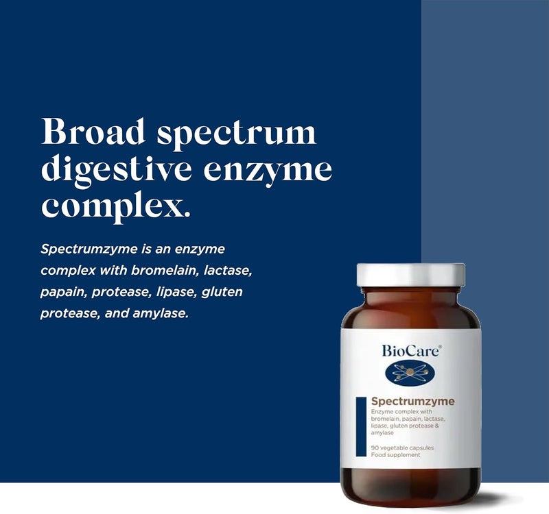 BioCare Spectrumzyme Enzyme Complex 90 Capsules - Image 2
