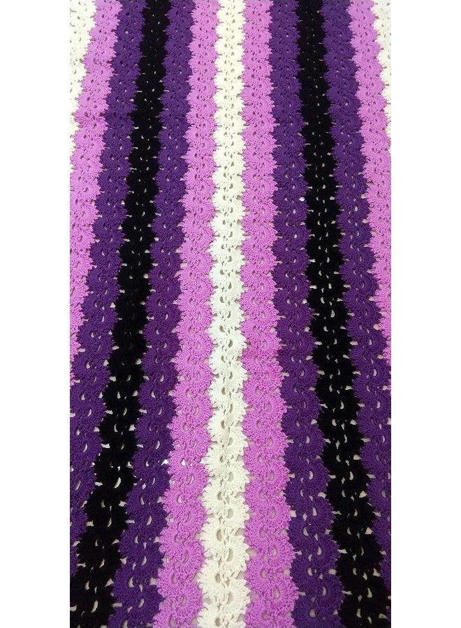 ADD GEAR crochet Rectangular shawl Knit wool scarf Wrap knitted capelet for Women (183 x 75 cm) - Image 4