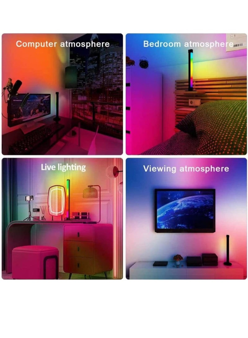ELTRAZONE Smart RGB LED Light Bars, Ambient Lighting, Bluetooth Monitor Flow Light Bars with APP Control, Color Gaming Light Bar for TV/Room Decoration/Movie/PC. - Image 4