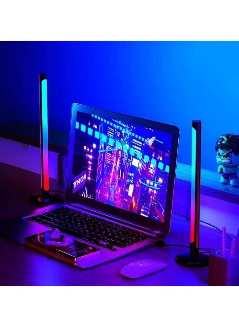 ELTRAZONE Smart RGB LED Light Bars, Ambient Lighting, Bluetooth Monitor Flow Light Bars with APP Control, Color Gaming Light Bar for TV/Room Decoration/Movie/PC. - Image 2