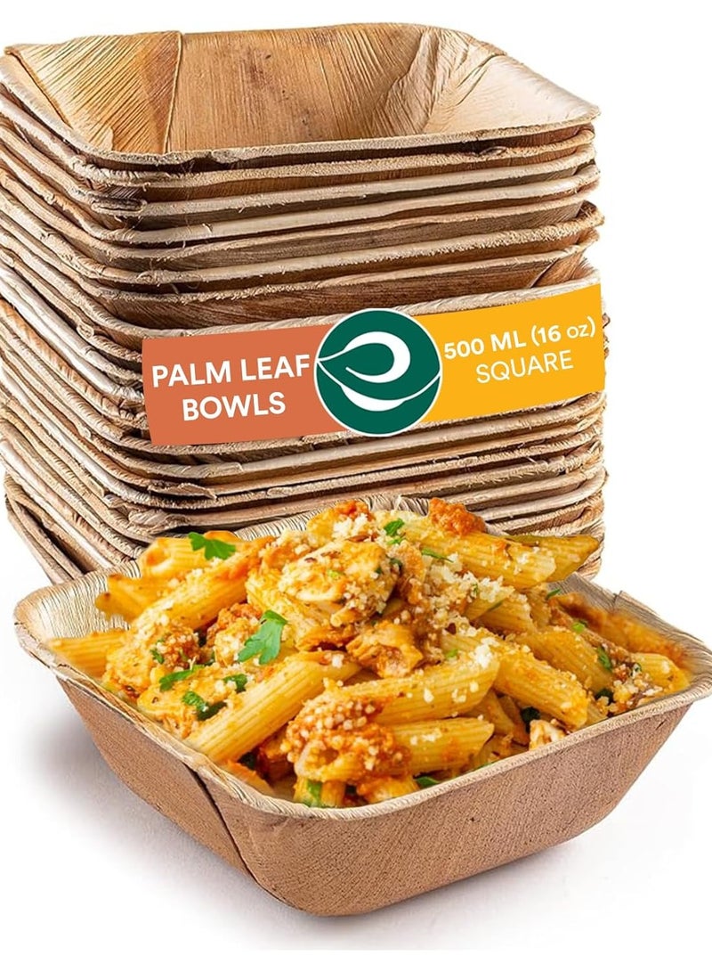 ECO SOUL Compostable Bagasse Bowls (Unbleached)- Round 12 oz/ 355 ml, 25 count