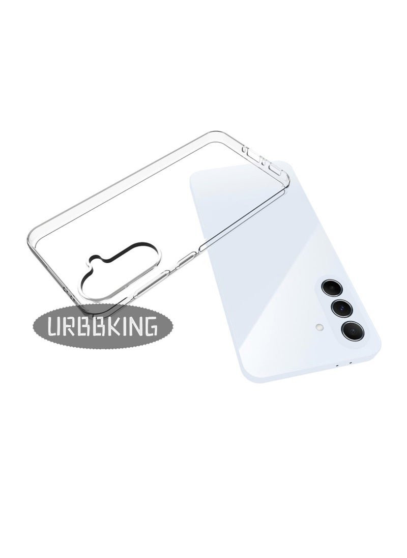 يوارب كينج - غطاء خلفي شفاف رفيع ومرن من مادة TPU مضاد للصدمات لهاتف Samsung Galaxy A56 5G شفاف - Image 1