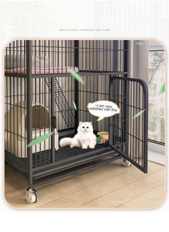 MaBaby Cat Cage Household Interior Enlarges Free Space Cat Villa Cat House Cat House  - Image 5