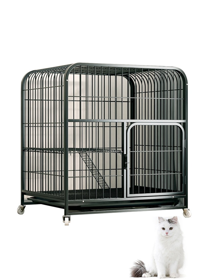 MaBaby Cat Cage Household Interior Enlarges Free Space Cat Villa Cat House Cat House  - Image 1