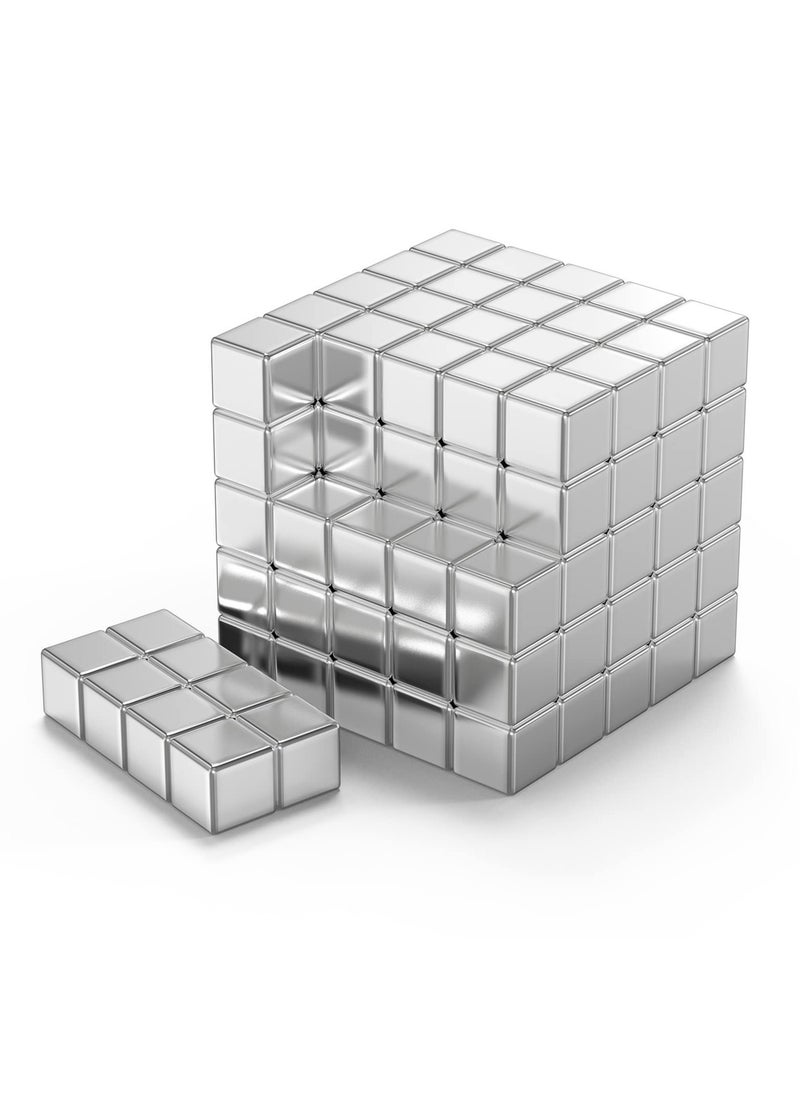 KASTWAVE مغناطيس الثلاجة، 5 × 5 × 5 مم مغناطيس قوي، 110 قطعة مغناطيس نوديميوم، دبابيس دفع مغناطيسية للسبورة البيضاء، مغناطيسات للثلاجة، المكتب، الخريطة، الصورة (مربع)  - Image 1