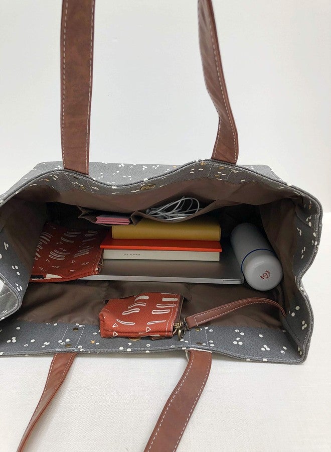 MAIKA Recycled Canvas Carryall Tote Bag, Echo Tangerine - Image 5