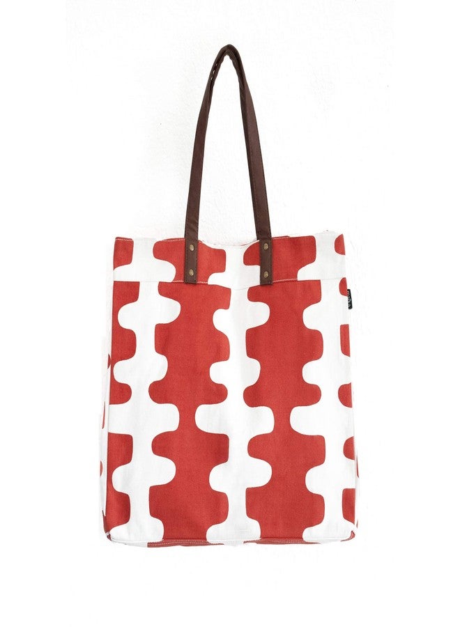 MAIKA Recycled Canvas Carryall Tote Bag, Echo Tangerine - Image 1