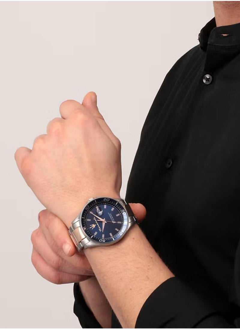 Maserati Men's Sfida Analogue Blue Dial Watch R8853140003 - 44mm  - Image 5